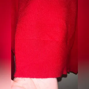 Abercrombie & Fitch Red Mock‎ Neck Heavy Knit Sweater Size L thumbnail 5