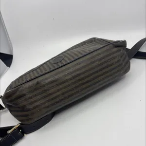 Vintage Fendi Crossbody Bag - Brown/Black thumbnail 8