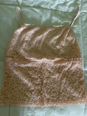 Pink heart lace cami Size M thumbnail 6