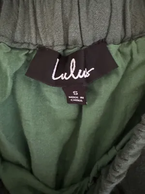 Lulus Size S Al Fresco Evenings Olive Green Off-the-Shoulder Shift Dress thumbnail 5