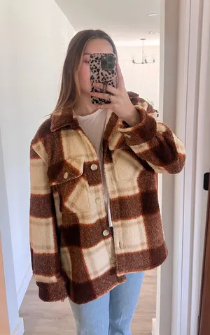 Abercrombie Fuzzy Jacket thumbnail 1