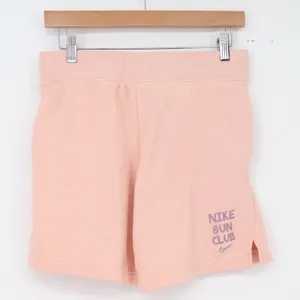 Nike Shorts Womens XL Sun Club Pink Graphic French Terry Pockets Excellent thumbnail 6