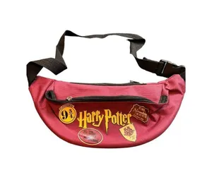Harry Potter Burgundy Fanny Pack With Adjustable Strap & Zippered Compartment thumbnail 1