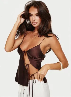 Princess Polly Lioness Mariah Cami Top Brown thumbnail 2