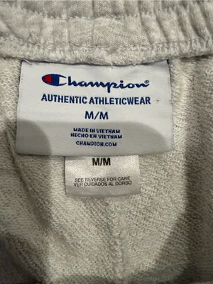 Champion Light Gray Women's Athletic Lounge Shorts thumbnail 4