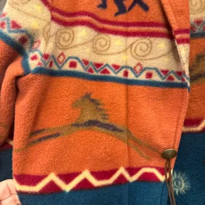 Lake Matley fleece jacket no size tag.‎ See pics for measurements. Aztec thumbnail 3