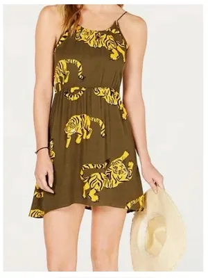 NWT• Hurley• Beach Tiger Sundress• Sz S thumbnail 10
