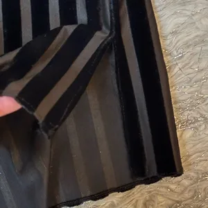 Zara‎ Y2K Trafaluc Collection Black Women’s Velvet-Striped Lace Trim Size USA S thumbnail 10