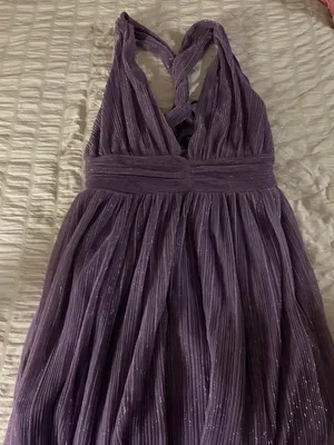Purple Hoco Dress Size M thumbnail 2