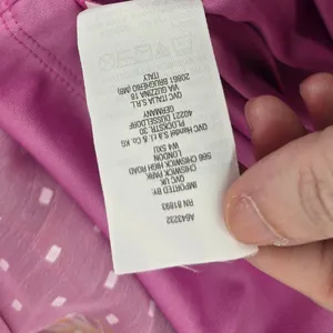Destination 365 Maxi Dress Womens M Floral Swiss Dot Tiered Ruffle‎ Pink EUC thumbnail 5
