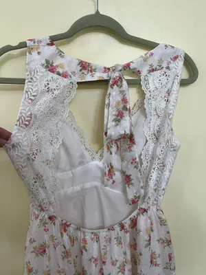 NEW Altar’d State White Floral Midi / Maxi Dress Size Medium NWT thumbnail 8