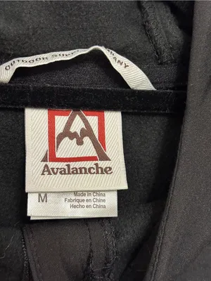 NEW Avalanche Women's Fleece Lined Hoodie Soft Shell Jacket in Black - Size M thumbnail 11