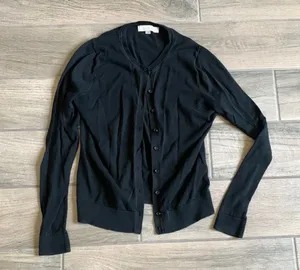 Loft black cardigan thumbnail 1