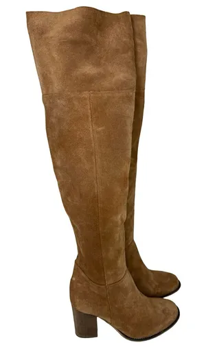 Mark Jenkins OTK Tan Suede Boot 9 thumbnail 1