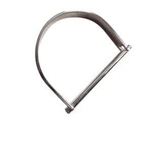 BCBGeneration Platinum Rose D-Shape Bangle Bracelet‎ 139531SLV040 Sample thumbnail 2
