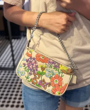 NWT Coach Nolita 19 With Floral Print‎ thumbnail 1