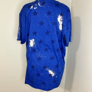 Blue 'Home of the Brave' Graphic T-Shirt thumbnail 2