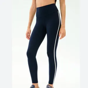 Splits59 Amber Airweight High Waist 7/8 Legging in Indigo Blue White L $128 thumbnail 3
