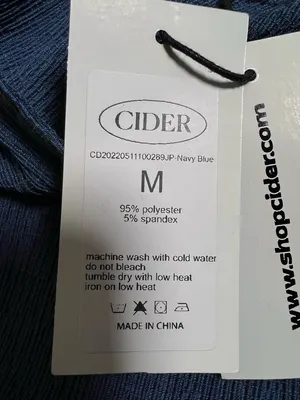 NWT Cider Blue Tie Shoulder Plunge Neck High Waist Wide Leg Jumpsuit Medium thumbnail 9