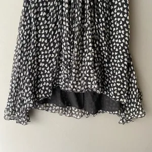 Y2K Leon Max S Black Silk Heart‎ Babydoll Dress Ethereal Whimsigoth Witchy thumbnail 3