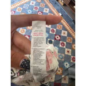 Forever 21 Lingerie Paris Print Pajama Pants White Pink Small Petit Cotton‎ thumbnail 7