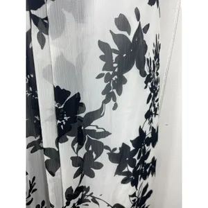 David’s Bridal Black White Floral Strapless Bridal Bridesmaid Party Dress 10 NWT thumbnail 6