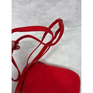 Vera Bradley Red Quilted Crossbody Bag Flap ID Window Wallet Purse thumbnail 13