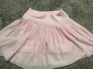 Women’s pink lace athletic skirt SMALL thumbnail 1