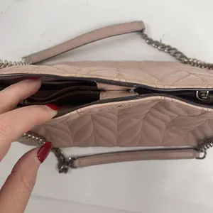 Kate Spade Large Shoulder Bag Briar Lane Quilted Emelyn Pink Leather Gold Chain thumbnail 8