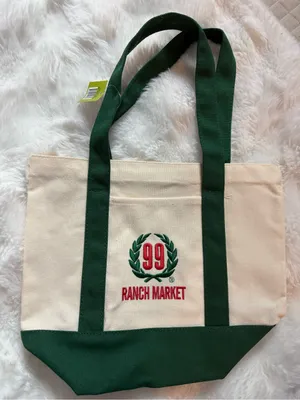 New 99 Ranch Market mini green canvas tote bag thumbnail 1