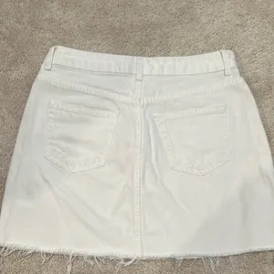 Topshop White Denim Skirt thumbnail 2