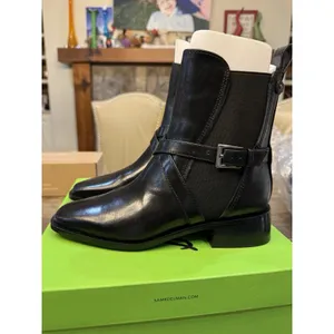 Sam Edelman Women's Tanner Ankle Boot Black Size‎ 6.5 Decorative Strap Buckle thumbnail 3