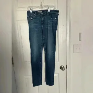 Adriano Goldschmied The Middi Mid Rise Legging Size 31 R. Medium Wash. thumbnail 3