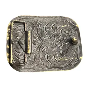 Ariat buckle with green rhinestones, rodeo, western, coastal cowgirl thumbnail 2