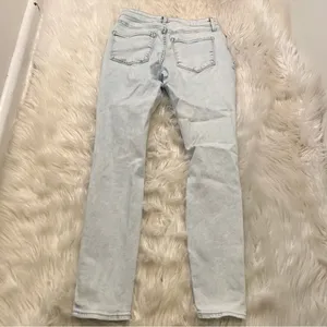 Old Navy Women's Size 6 Rockstar Super Skinny‎ High Rise Jean Light Maui Destroy thumbnail 8