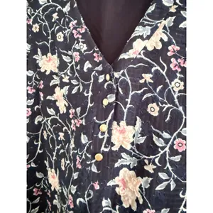 Sézane‎ | Sezane | Robe Aure Floral Mini Dress Navy | Sz 38 / US Sz 6 thumbnail 4