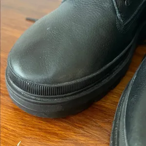 Timberland Ray City Black Combat Boots Lug Sole Leather Women’s 9.5 A2JNY thumbnail 12
