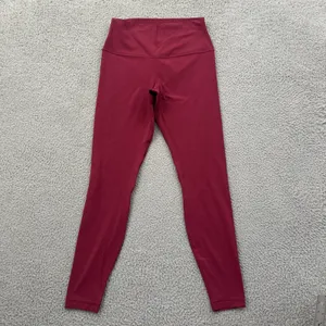 Lululemon Align High Rise Leggings Pomegranate Pink Athletic Women's 8 x 28 thumbnail 2
