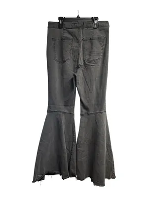Free People High Rise Flated Jeans W/ Raw Hem Size 30 thumbnail 5