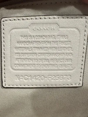 Coach Park Cream C Monogram Signature Canvas City Shopper Tote Bag thumbnail 11