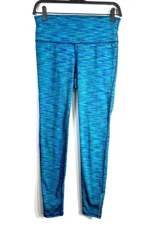 Prana Caraway Tight Leggings Womens Small Indigo Blue Stretch Performance Fleece thumbnail 3