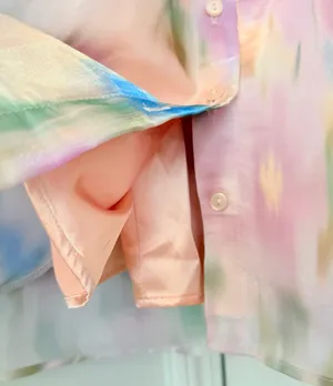 Anthropologie The Tobie Organza Mini Shirtdress by Exquise, Size M thumbnail 11