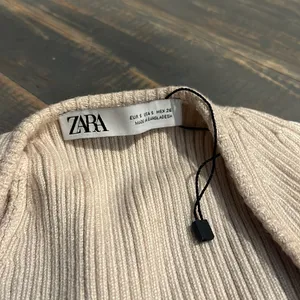 Zara Knit Bolero‎ Womens Creme Ribbed Arm Warmers Cropped thumbnail 3