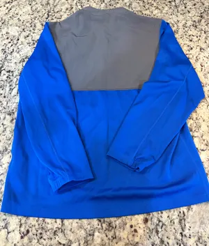 Dallas Wings WNBA Blue and Gray Quarter Zip thumbnail 6