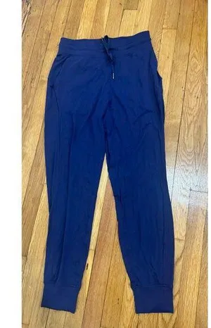 Lululemon size 8 ready to rulu joggers navy blue joggers lulu everyday pants thumbnail 1