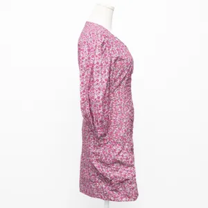 Maje‎ Floral Embroidered Puff Sleeve Dress thumbnail 4