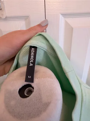 Adanola Mockneck Sweatshirt Loungewear Mint Size Medium thumbnail 3
