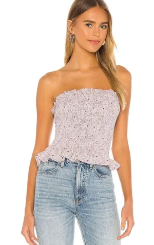 Revolve Strapless Wildflower Tube Top thumbnail 1