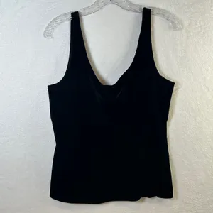 Alex Evenings XL Black Velvet 2 Piece Set Blazer and‎ Tank Top New NWT thumbnail 3