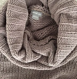 Chenille Purple Sweater thumbnail 3